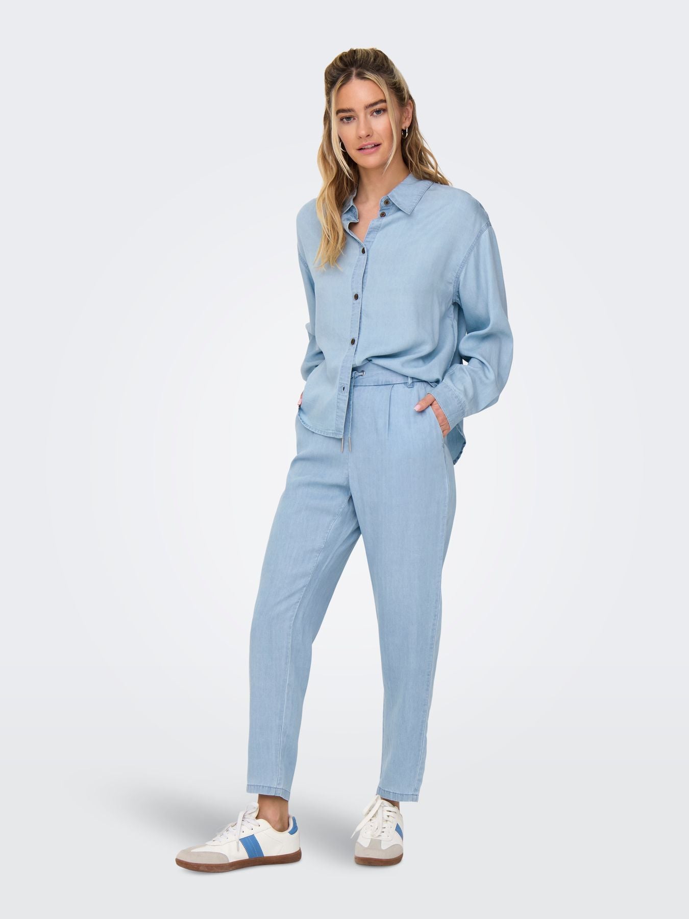 Damen ONLPOPTRASH CHARIS LIFE PANT CC WVN