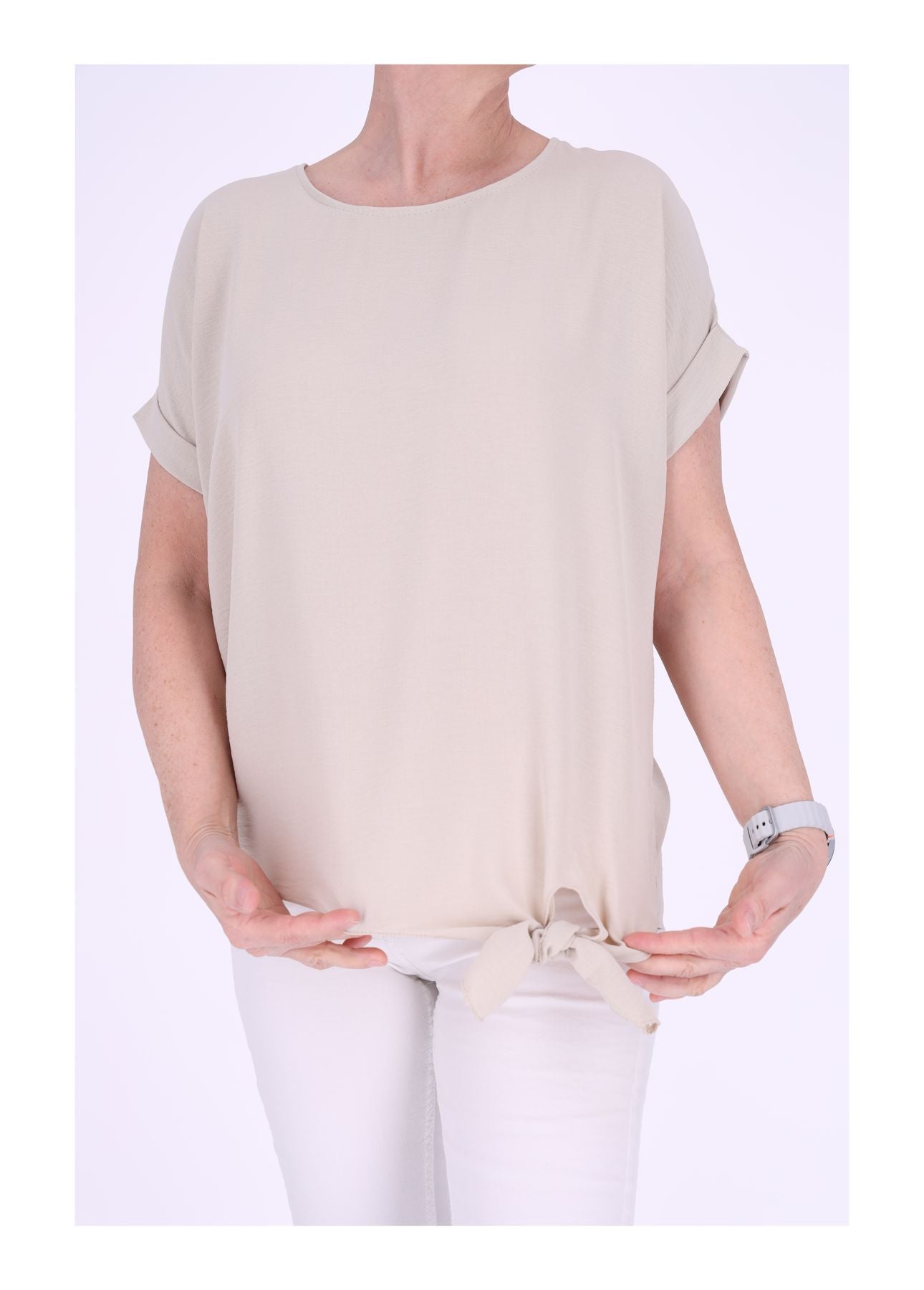 Damen T-Shirt zum binden
