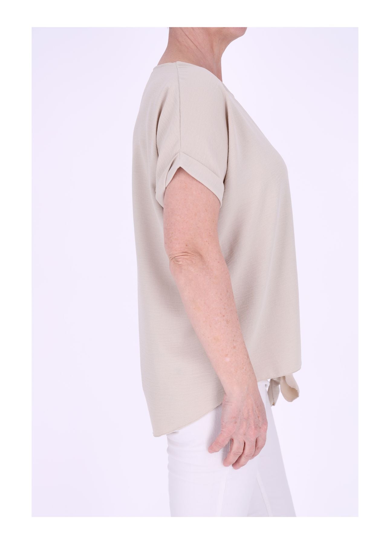 Damen T-Shirt zum binden