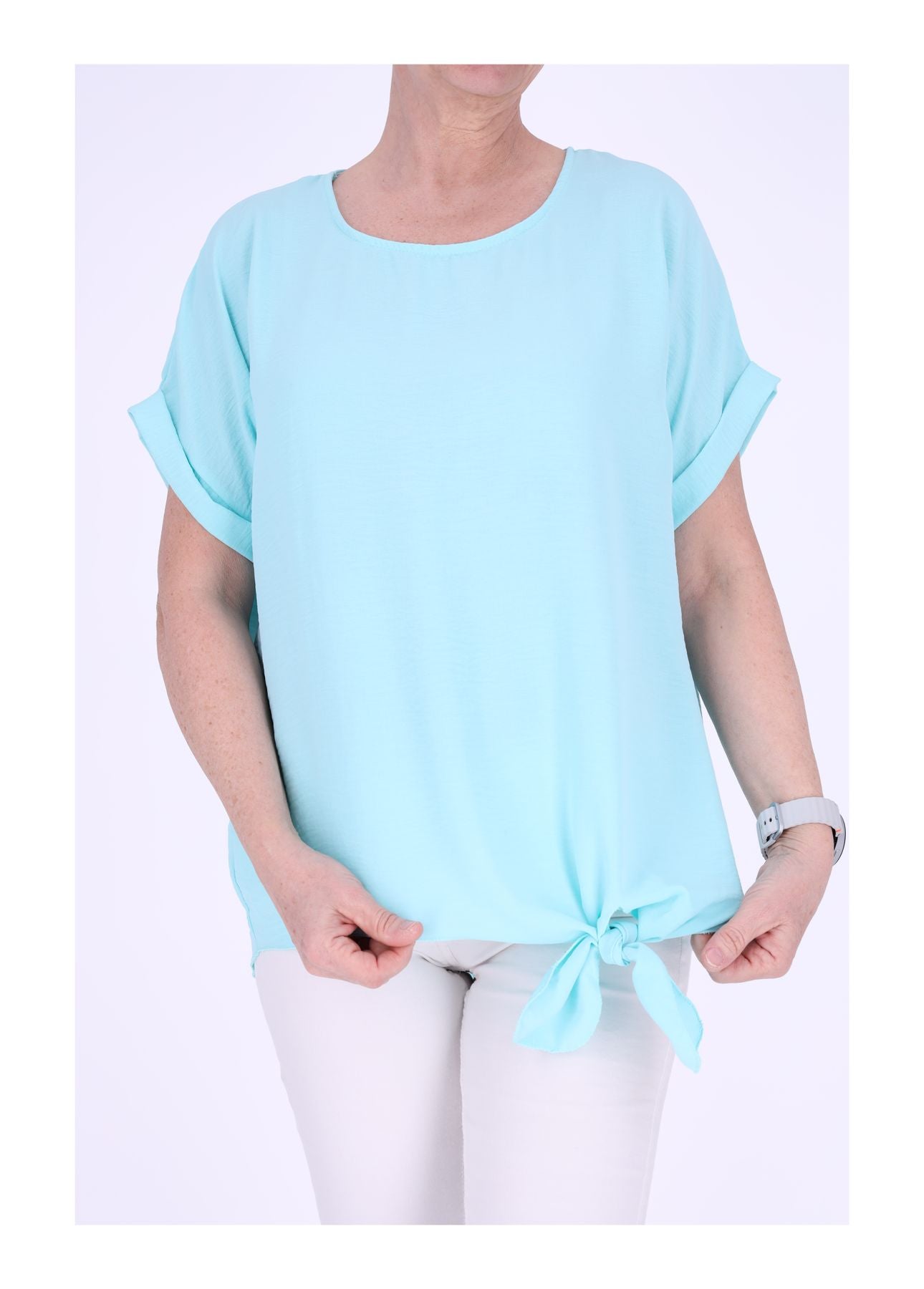 Damen T-Shirt zum binden
