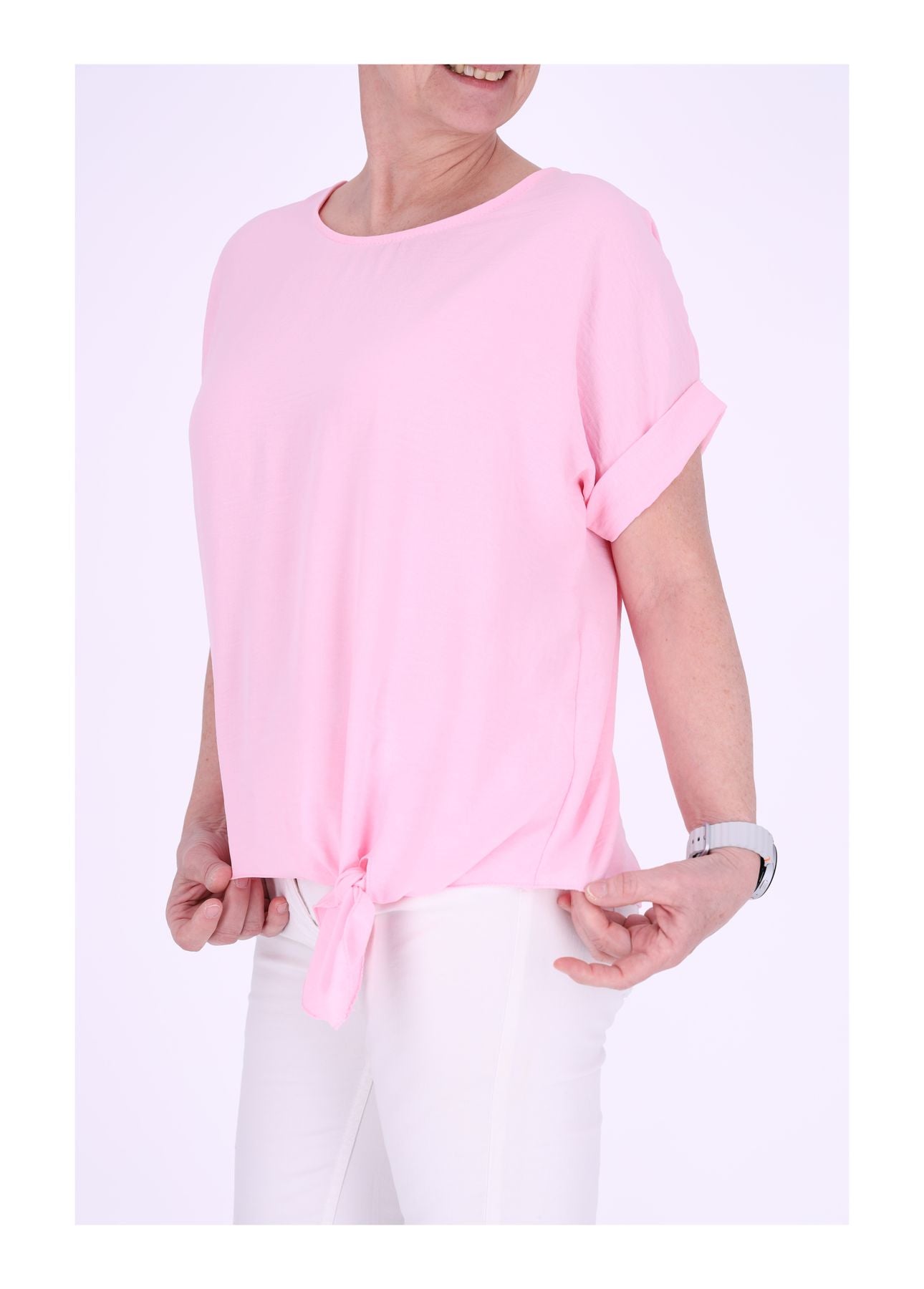 Damen T-Shirt zum binden