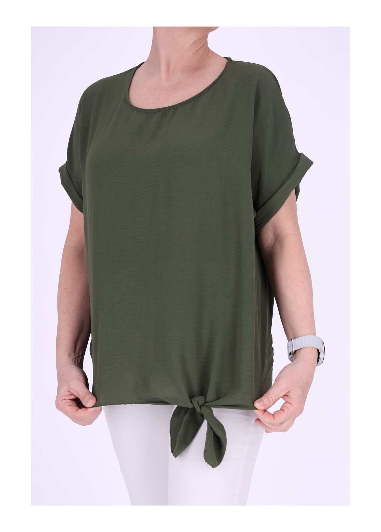 Damen T-Shirt zum binden