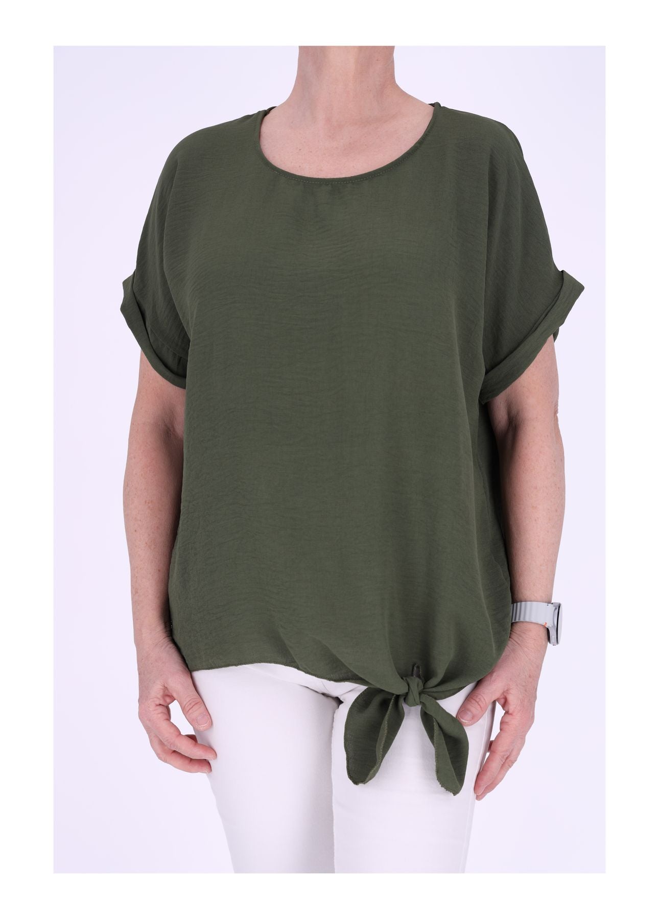 Damen T-Shirt zum binden