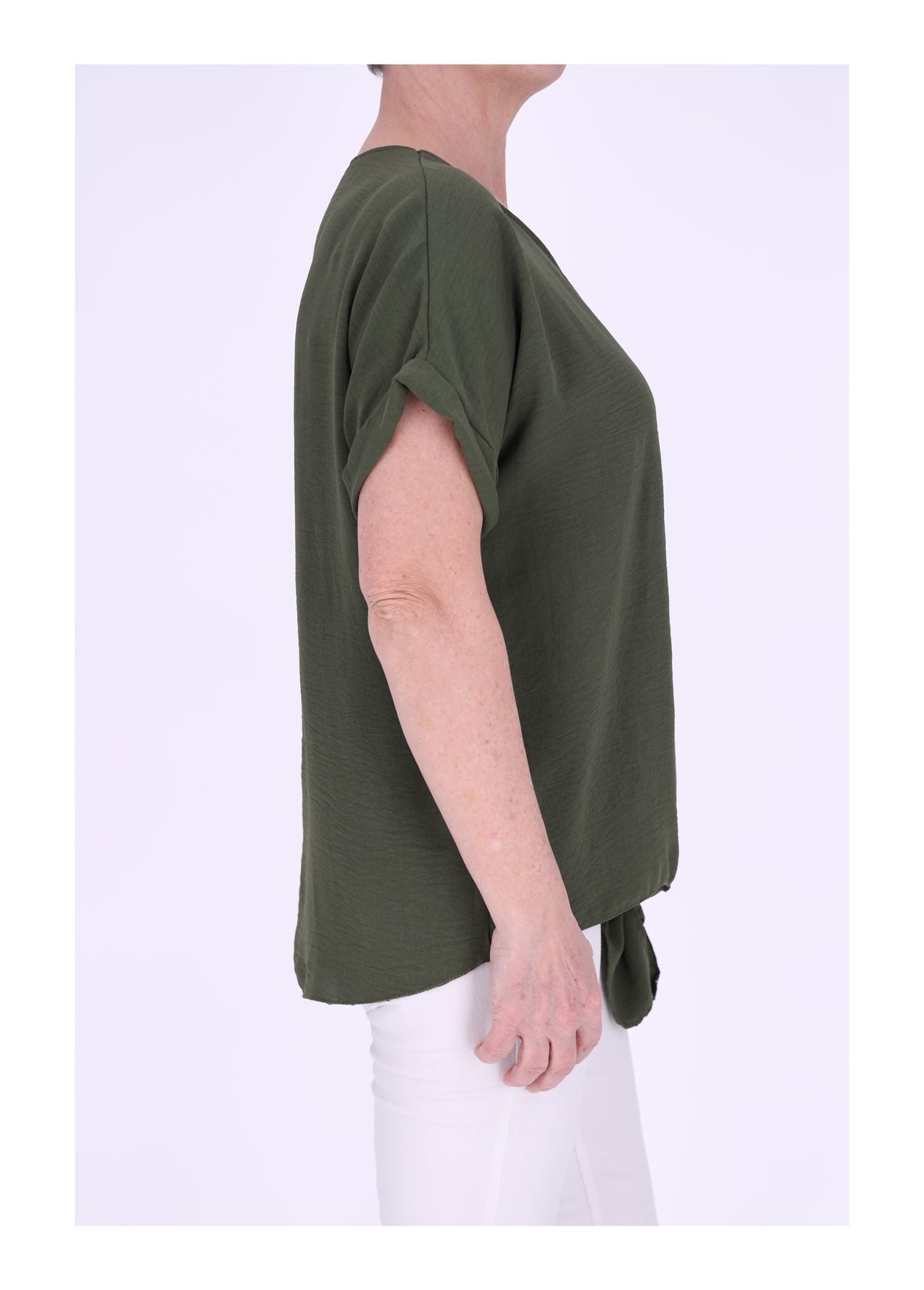 Damen T-Shirt zum binden