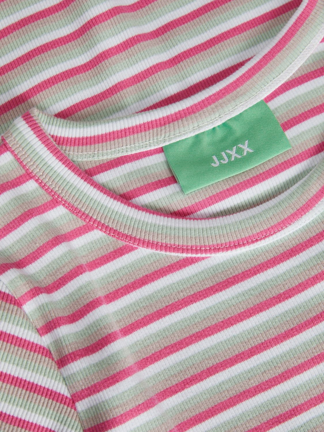Damen JXFILL STRETCH SHORT SS STRIPE DRESS JRS