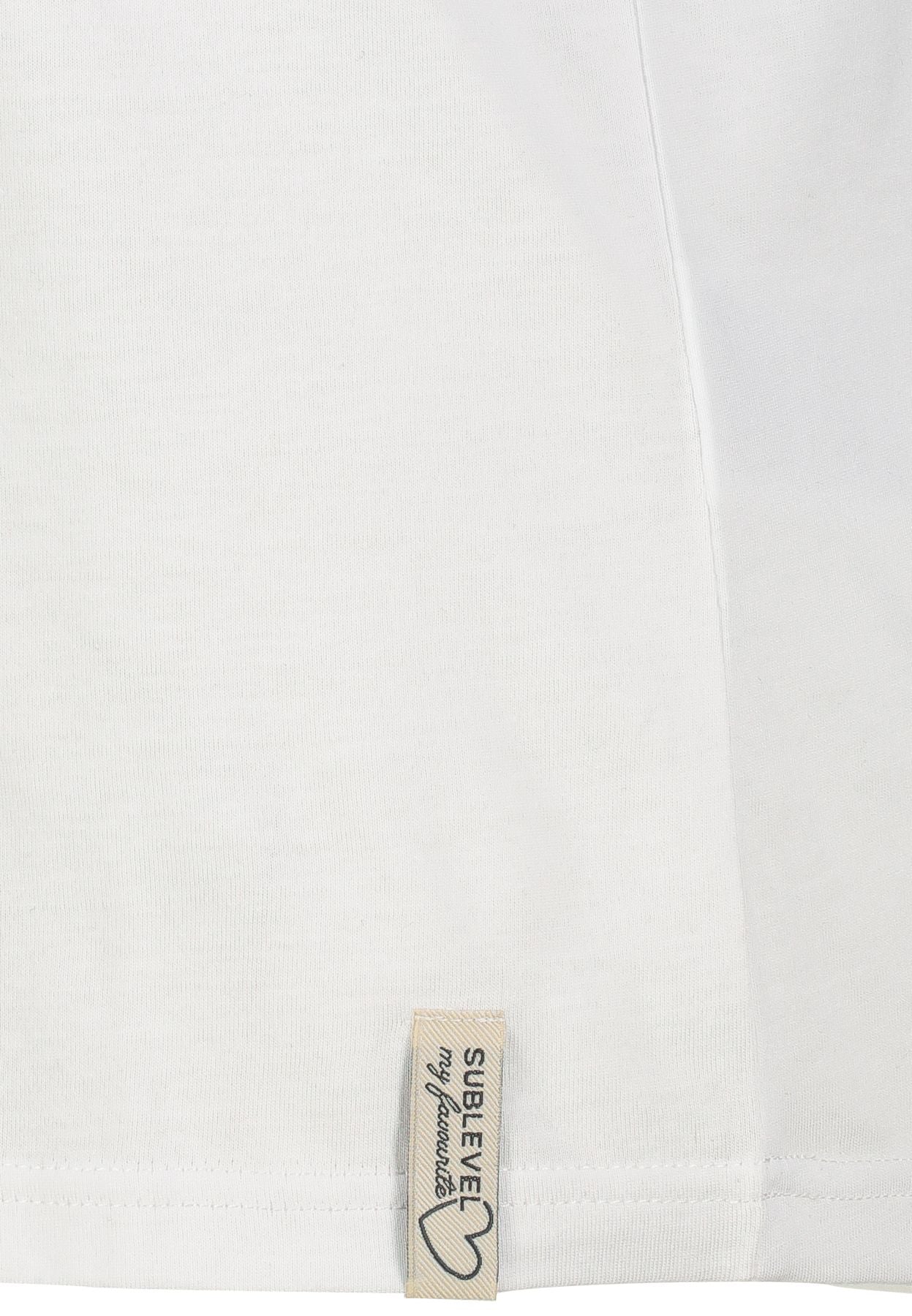 Damen DOB Top, weit, Rundhals mit Blende,