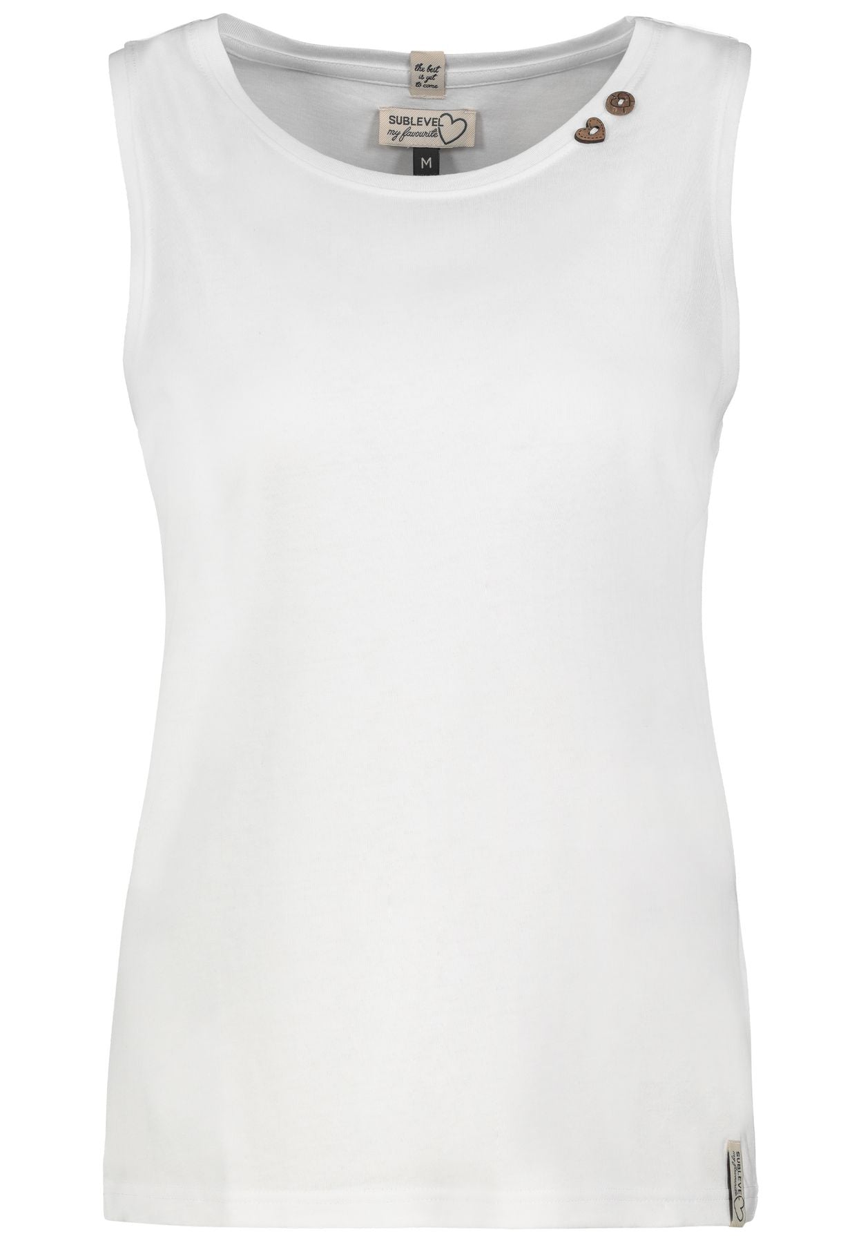 Damen DOB Top, weit, Rundhals mit Blende,