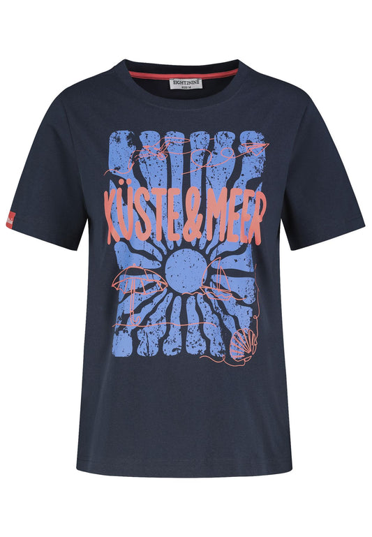 Damen DOB T-shirt, kurzarm, Rundhals mit