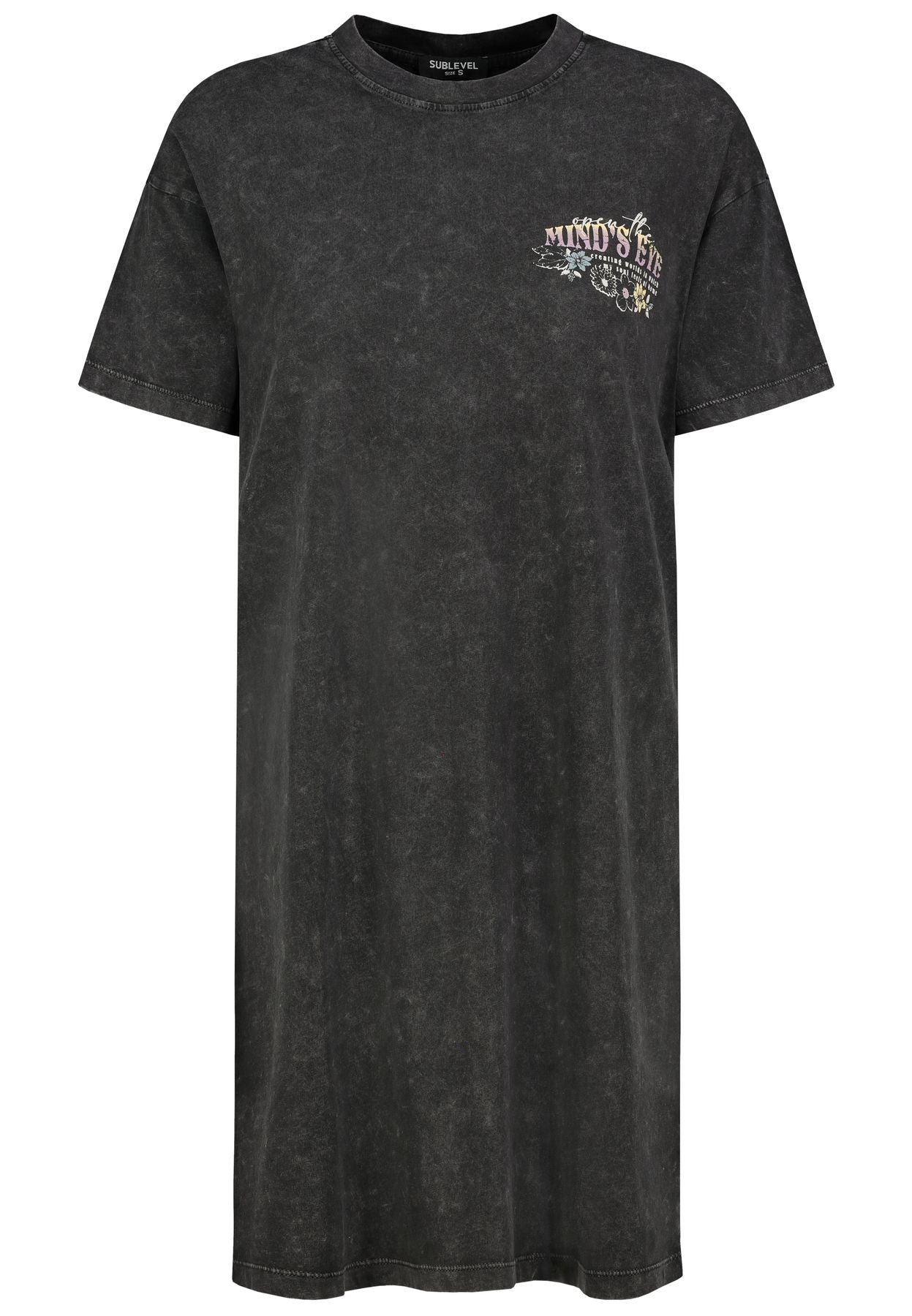 Damen DOB T-Shirtkleid, kurzarm, Rundhals