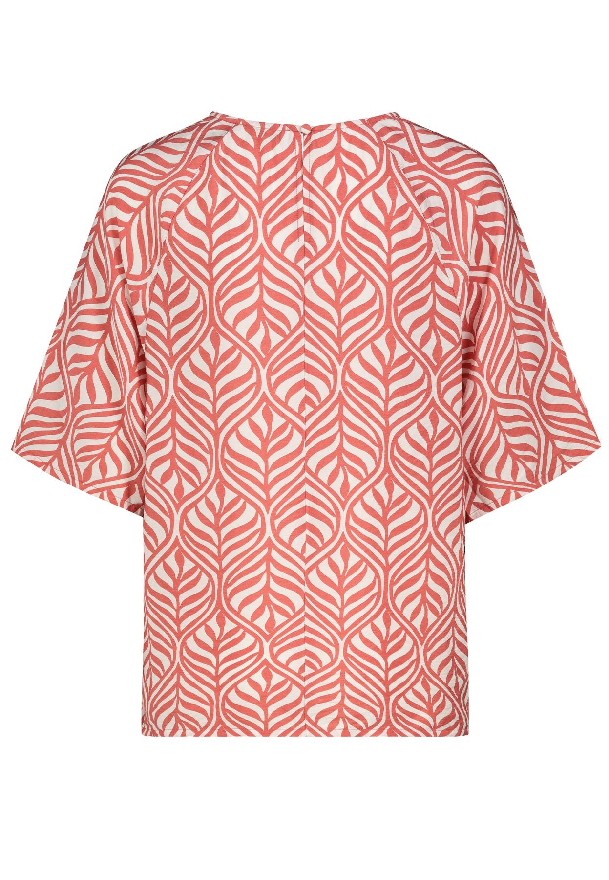 Damen DOB Bluse, kurzer Raglanärmel, Rund