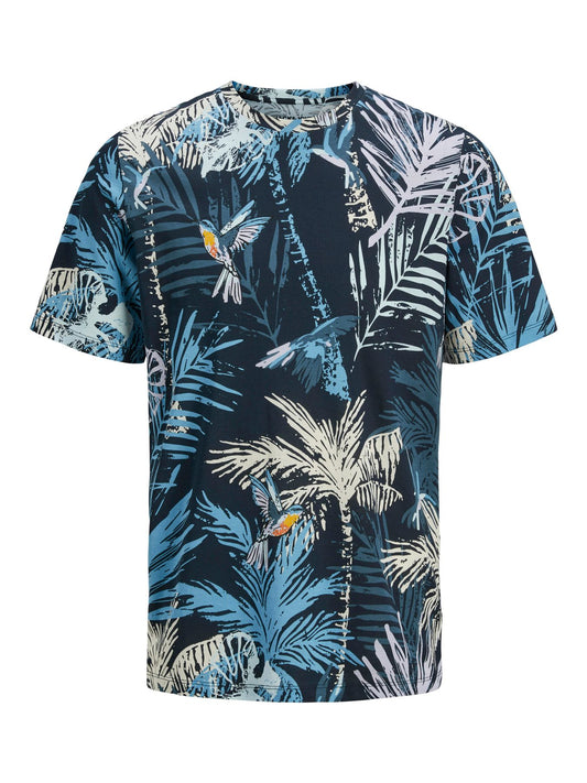 Herren JJHAWAII AOP TEE SS CREW NECK