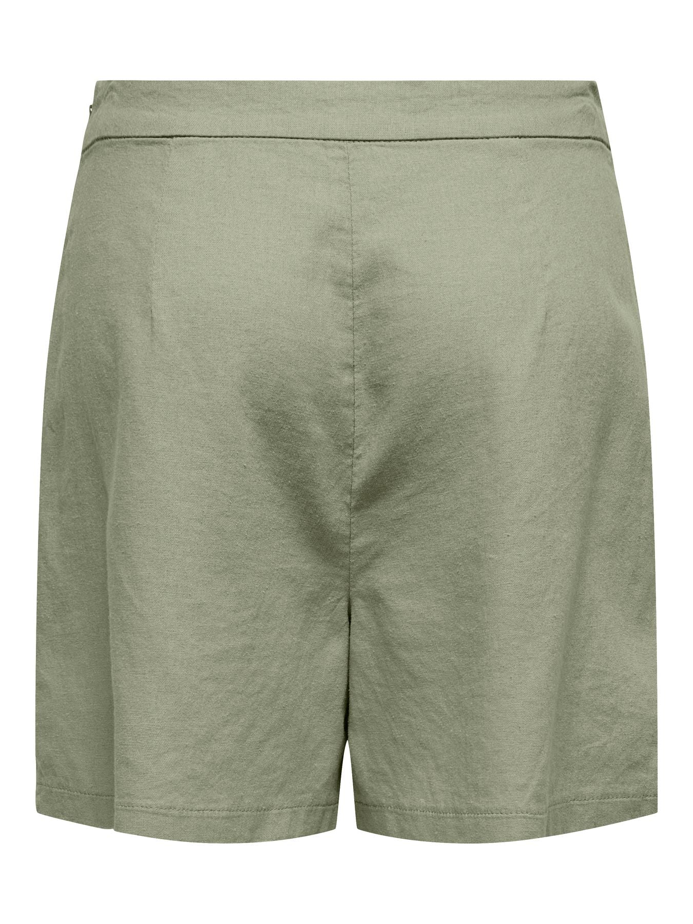 Damen ONLCARO HW LINEN BL PLEAT SHORTS CC