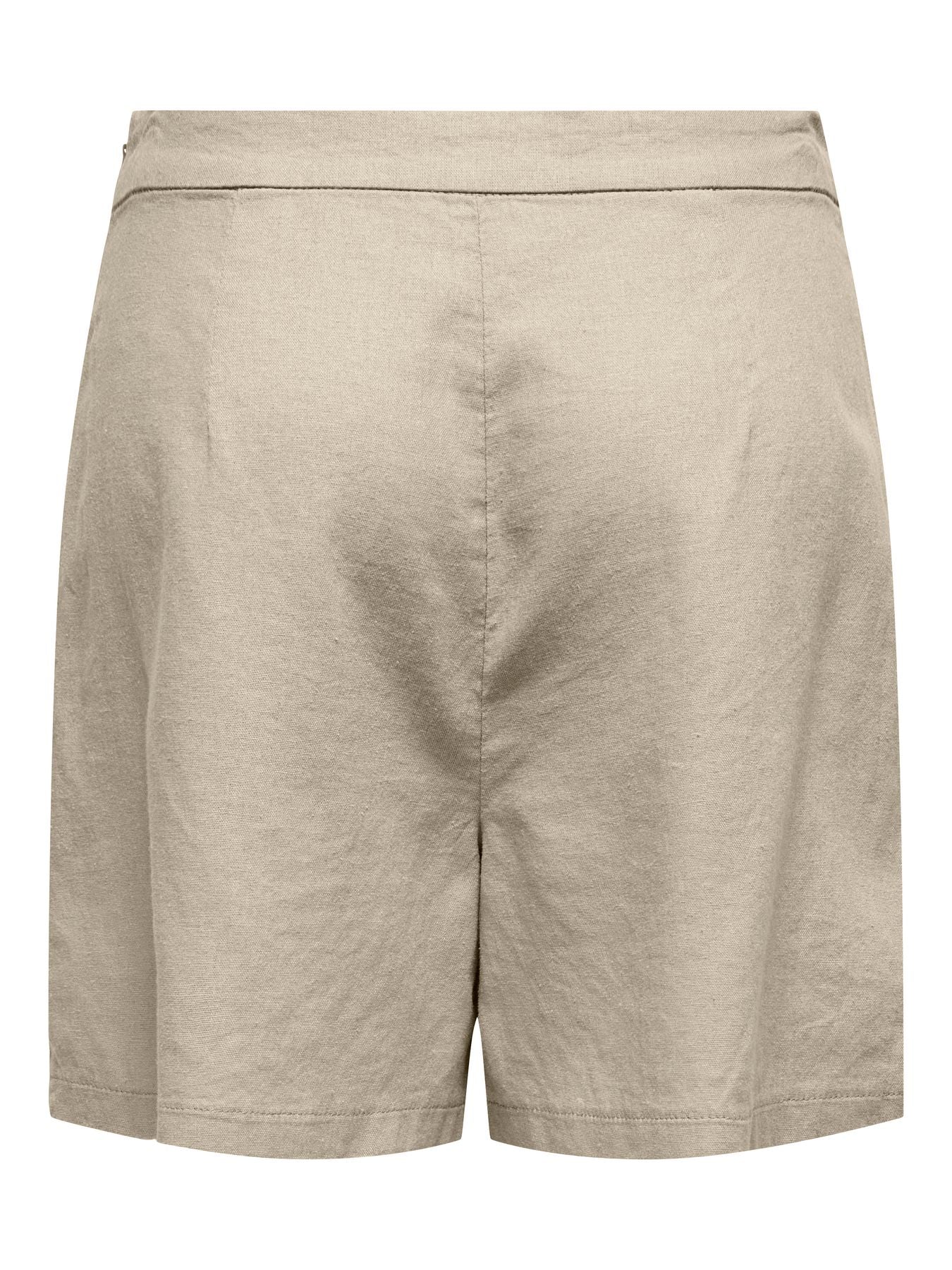 Damen ONLCARO HW LINEN BL PLEAT SHORTS CC