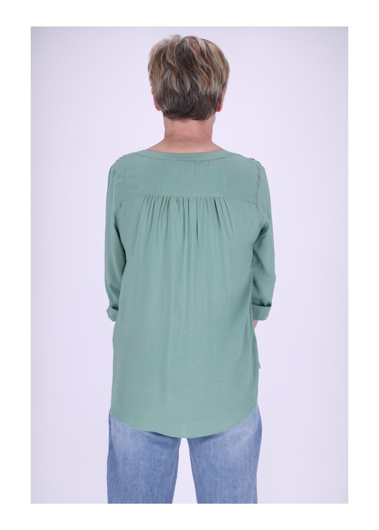 Schlupfbluse uni