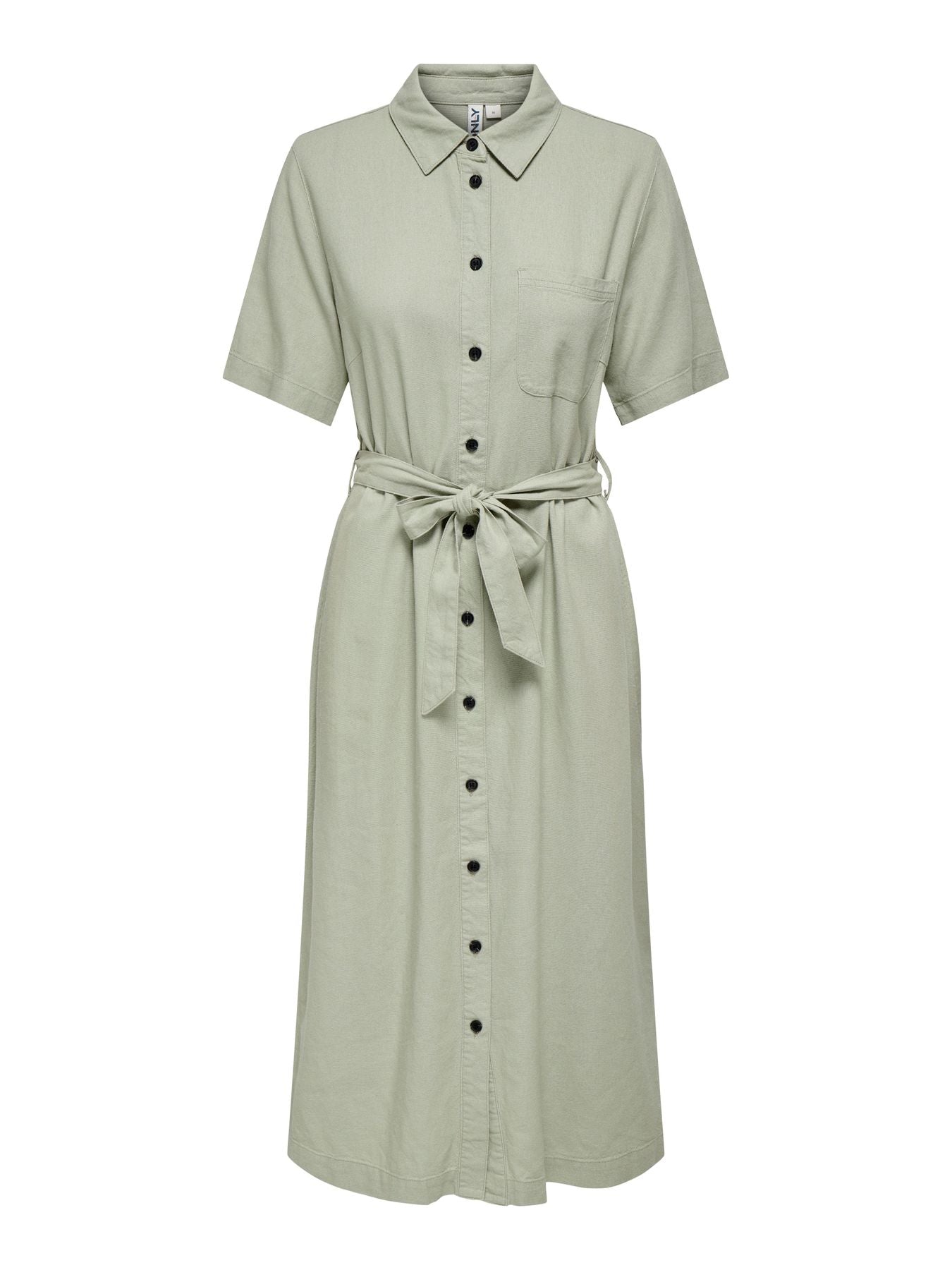 Damen ONLCARO S/S LINEN BL BELT DRESS CC