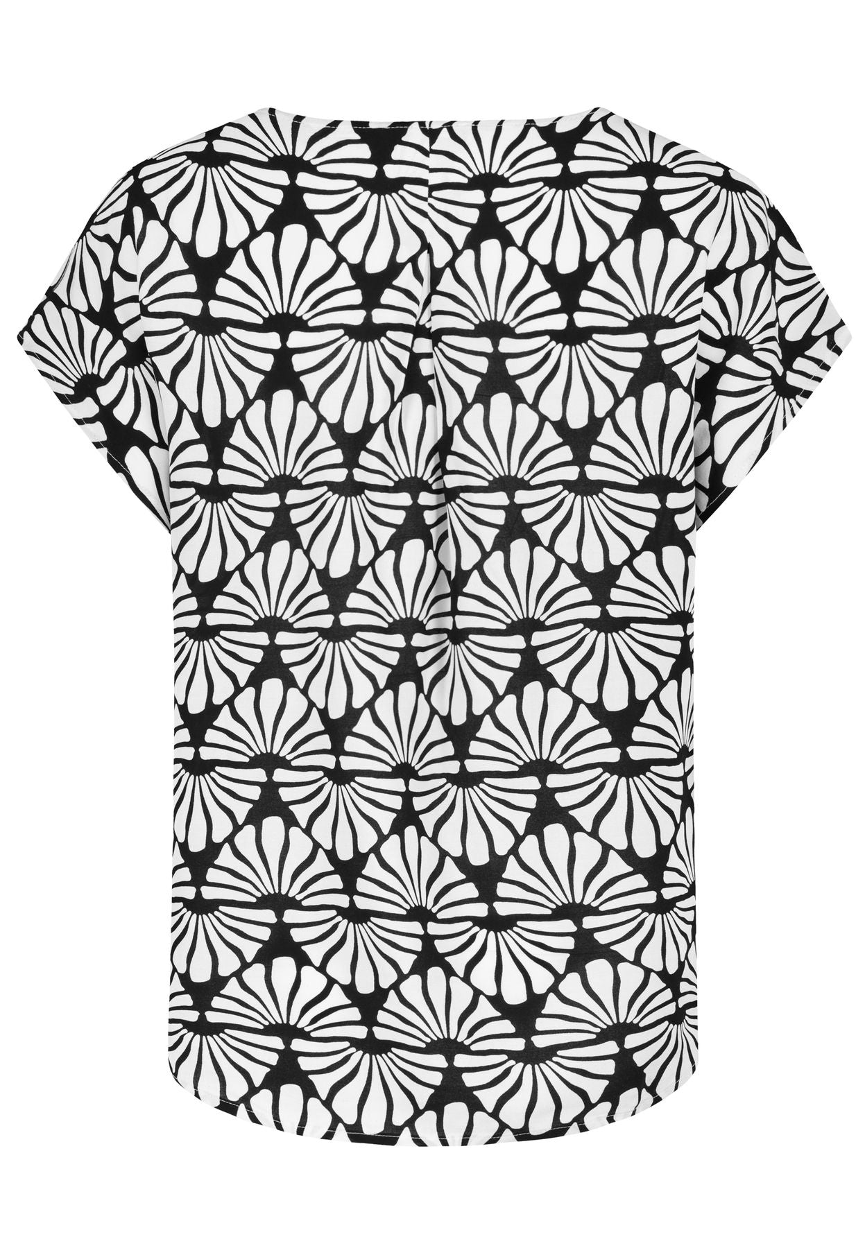 Damen DOB Bluse, V-Ausschnitt mit eingele