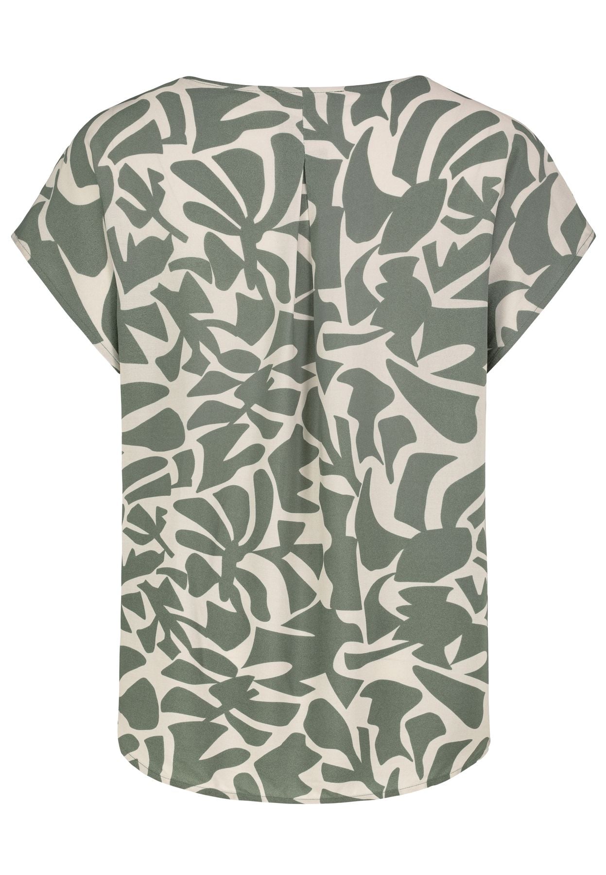 Damen DOB Bluse, V-Ausschnitt mit eingele