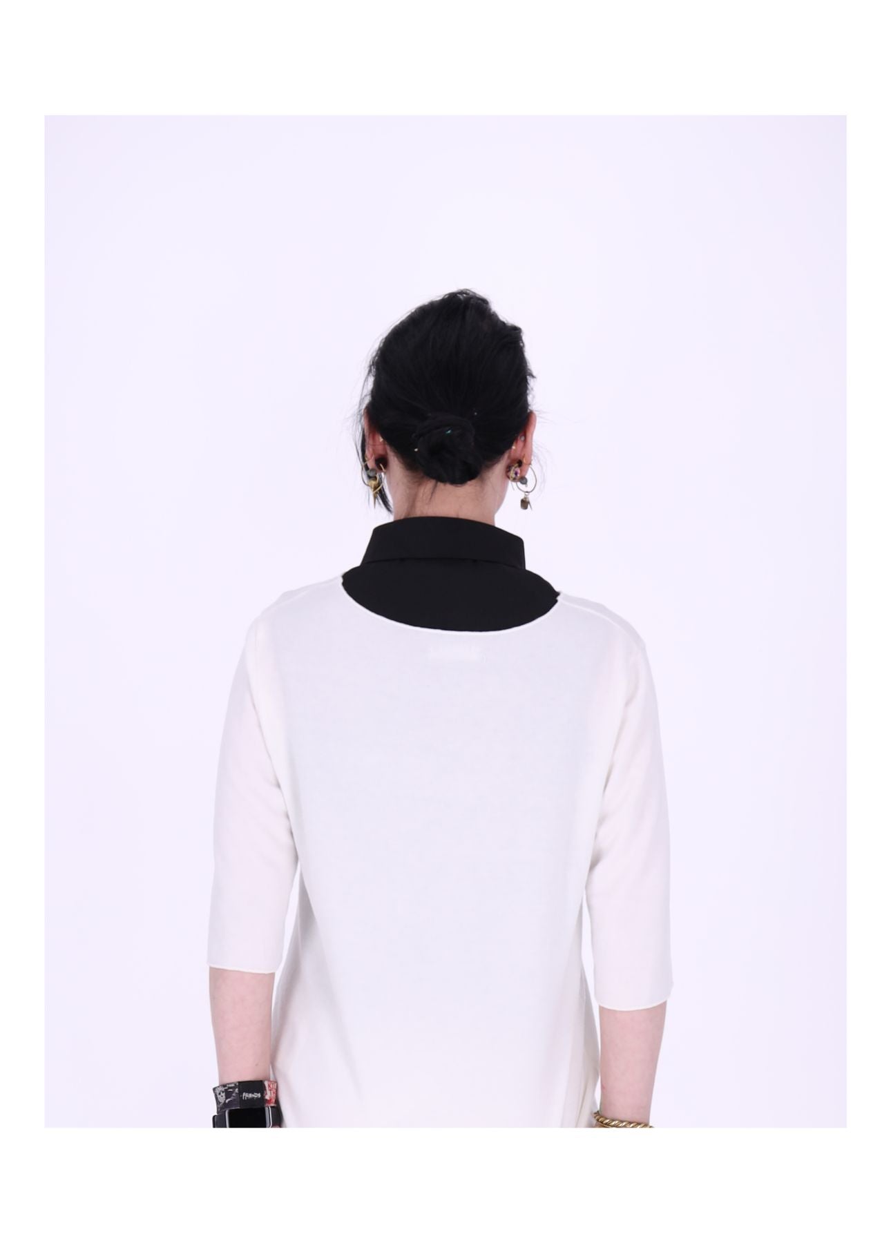 Damen Blusenkragen Viskose