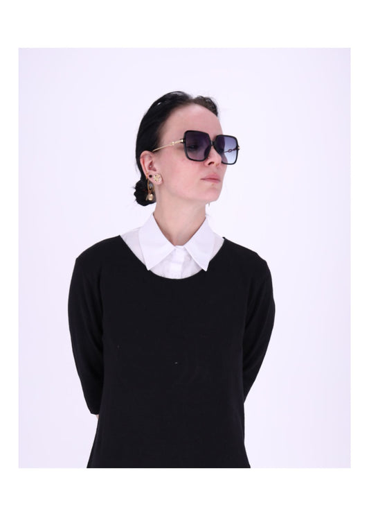 Damen Blusenkragen Baumwolle