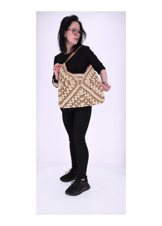 Basttasche Umhängetasche
