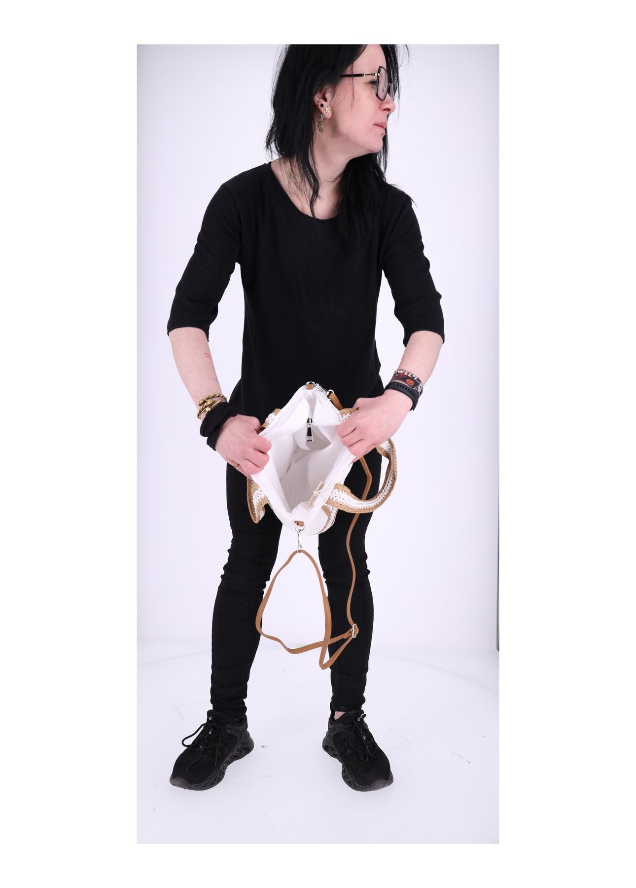 Basttasche klein