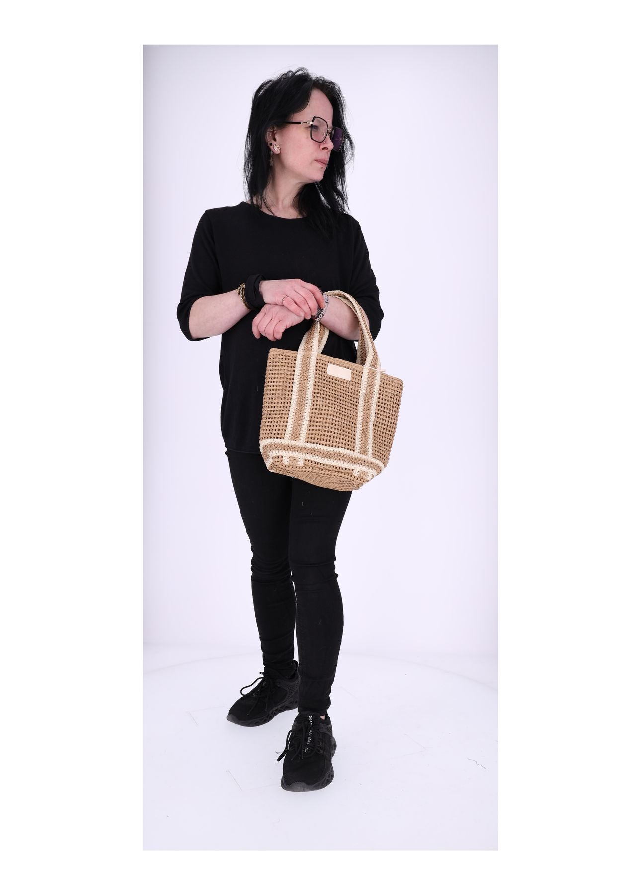 Basttasche klein
