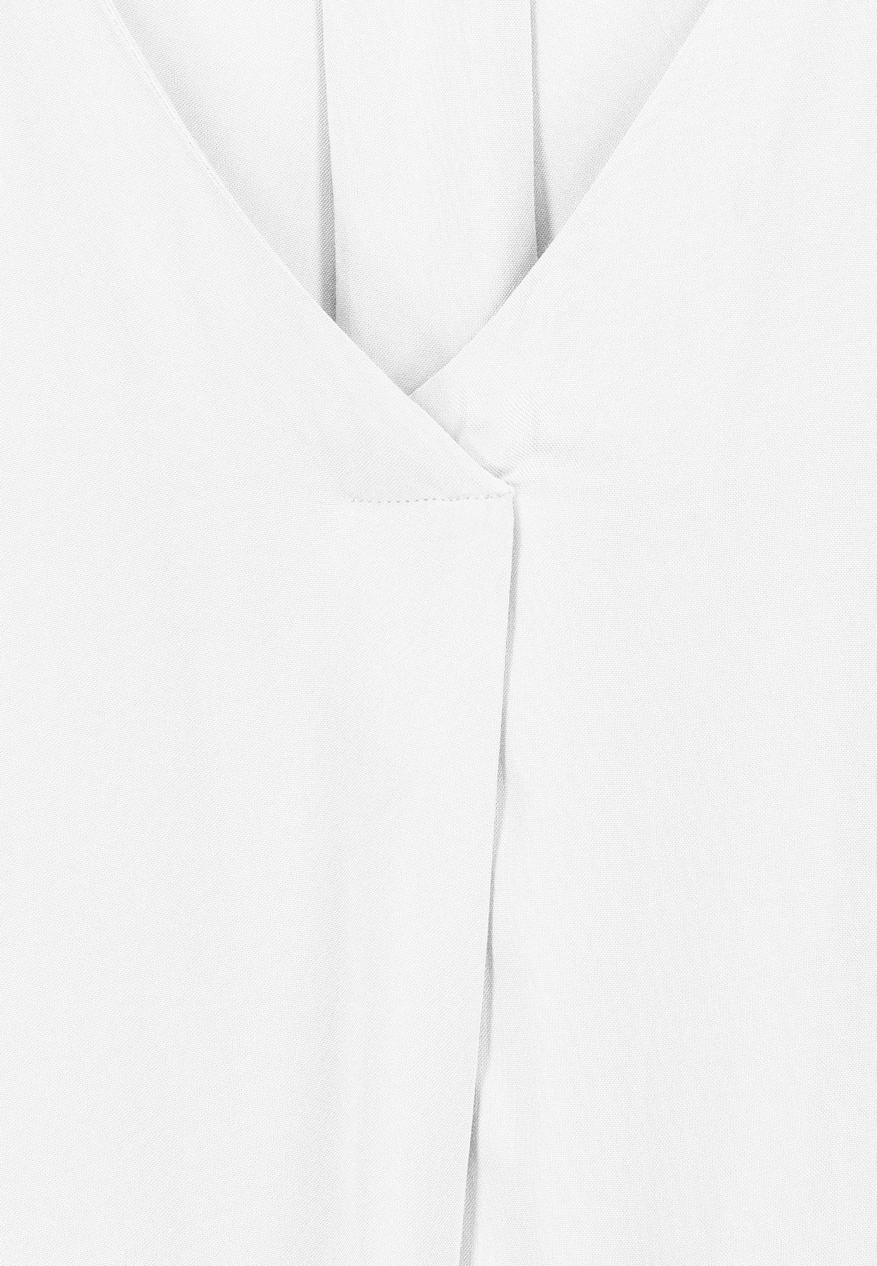 Damen DOB Bluse, V-Ausschnitt mit eingele