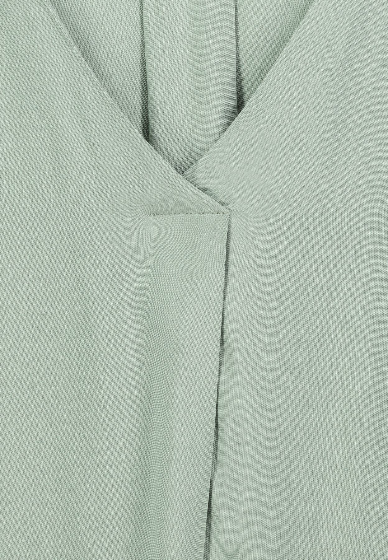 Damen DOB Bluse, V-Ausschnitt mit eingele