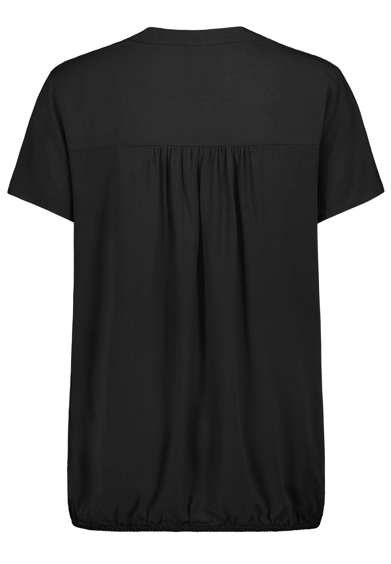 Damen DOB Bluse, Rundhals mit V-Ausschnit