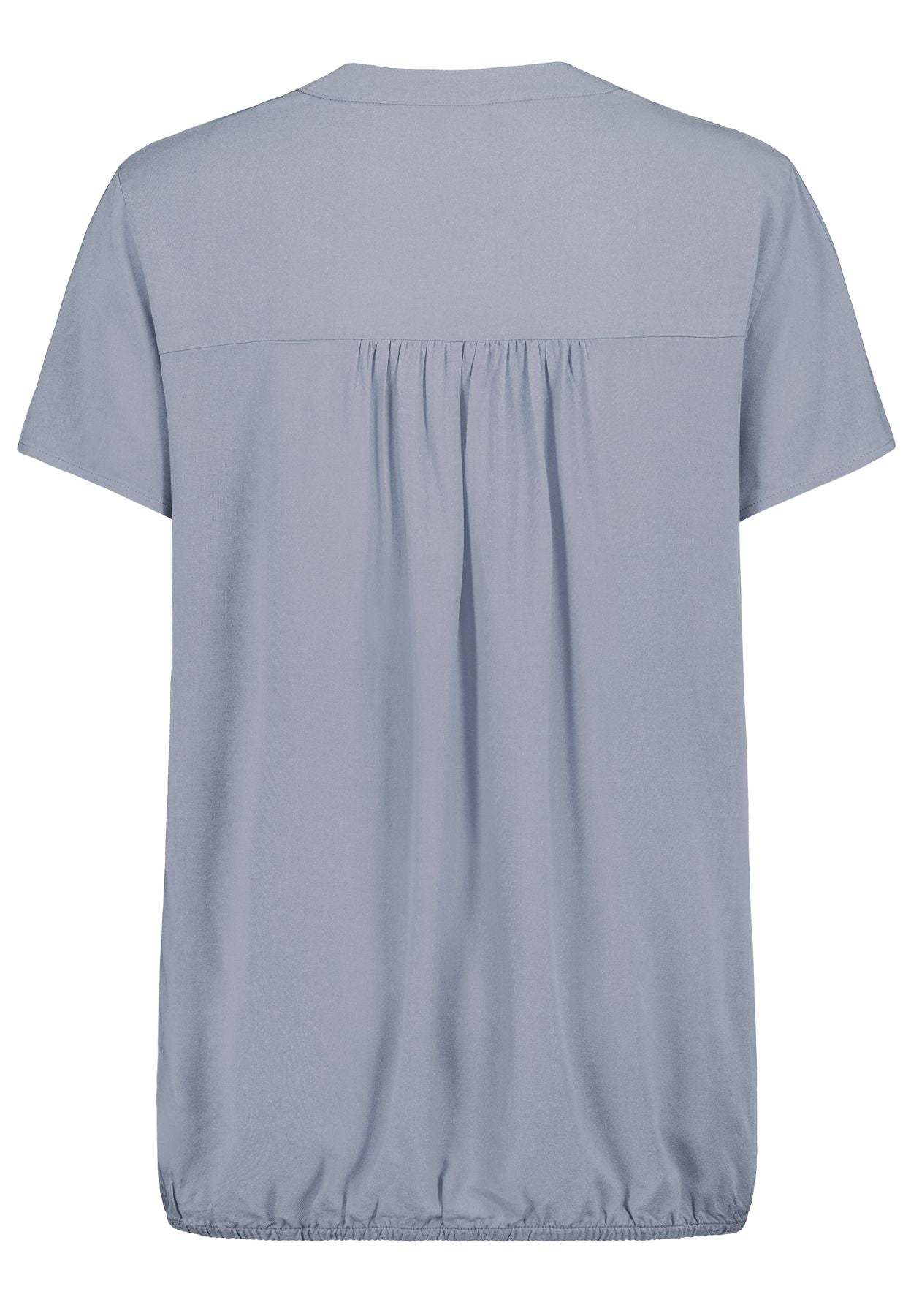 Damen DOB Bluse, Rundhals mit V-Ausschnit