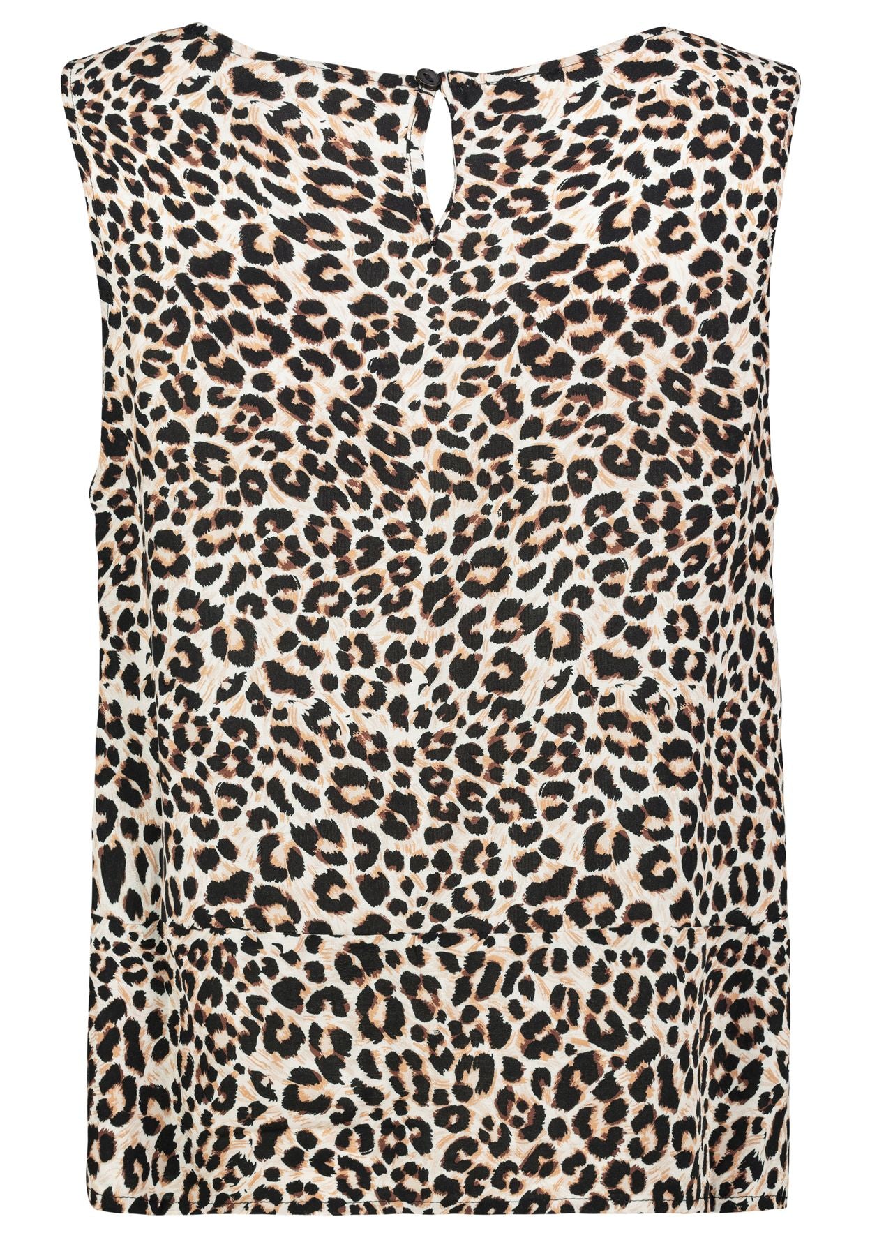 Damen DOB Bluse, ohne Ärmel, Rundhals mit