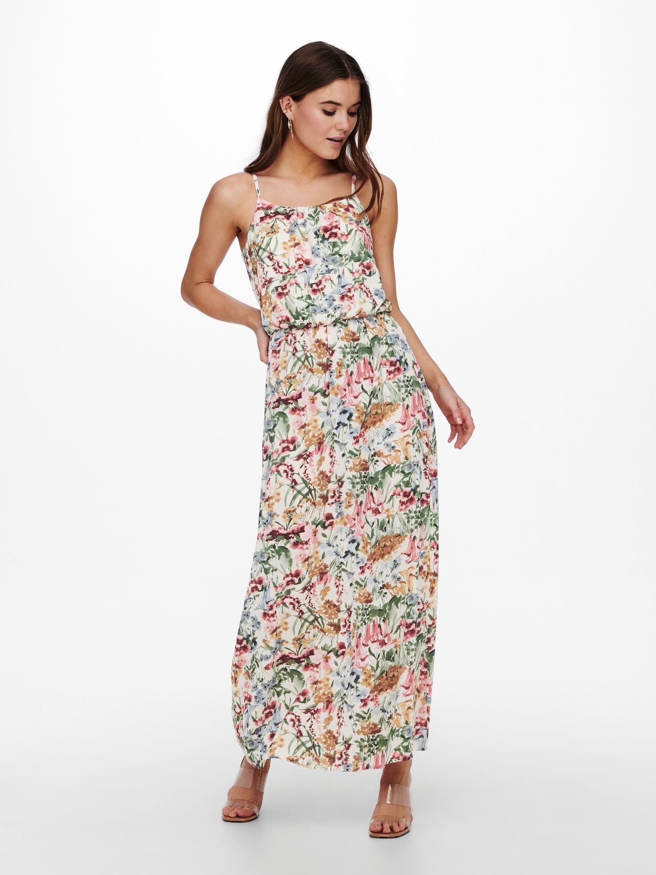 Damen ONLWINNER S/L MAXI DRESS NOOS PTM