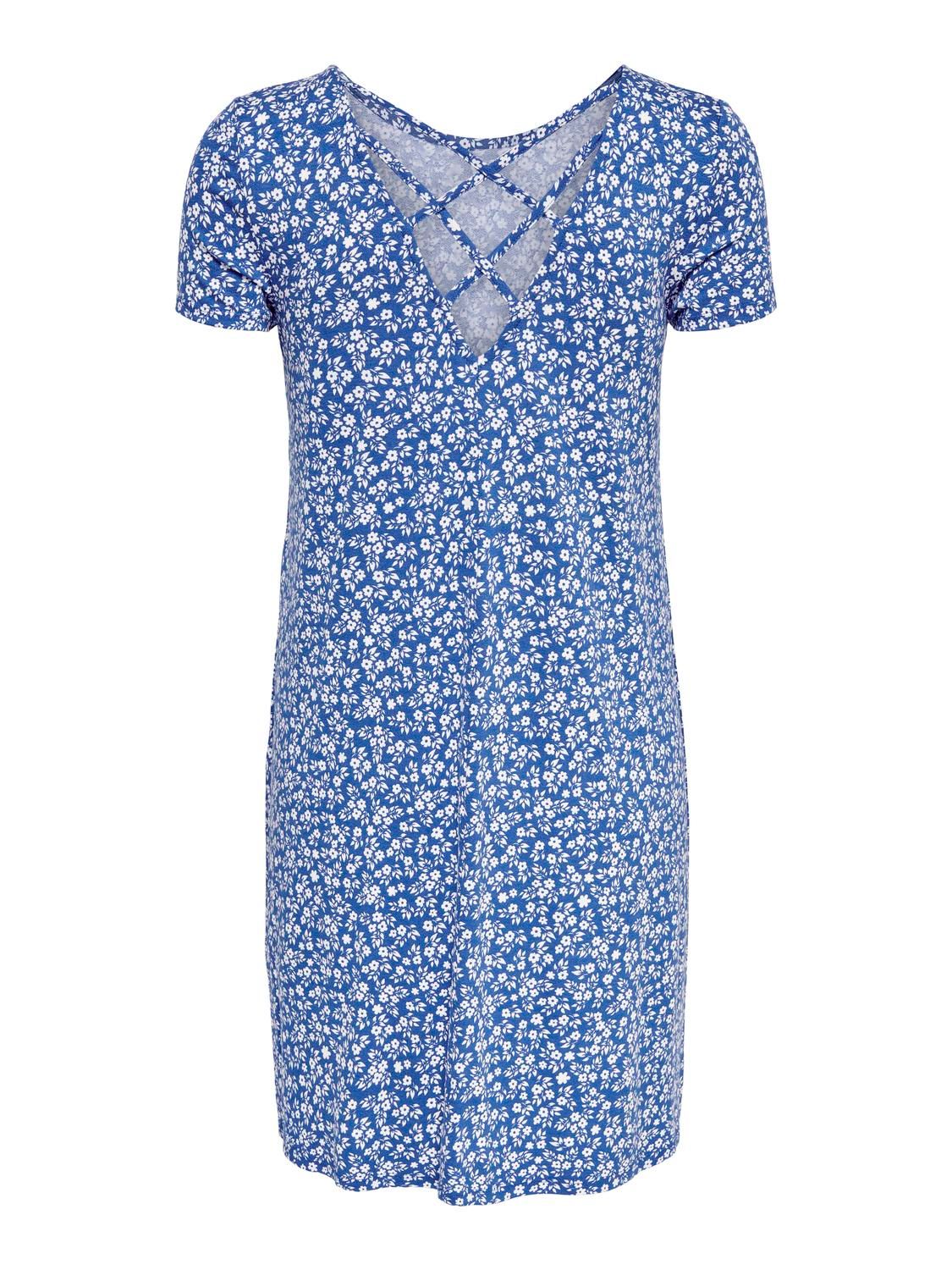 Damen ONLBERA BACK LACE UP S/S DRESS JRS