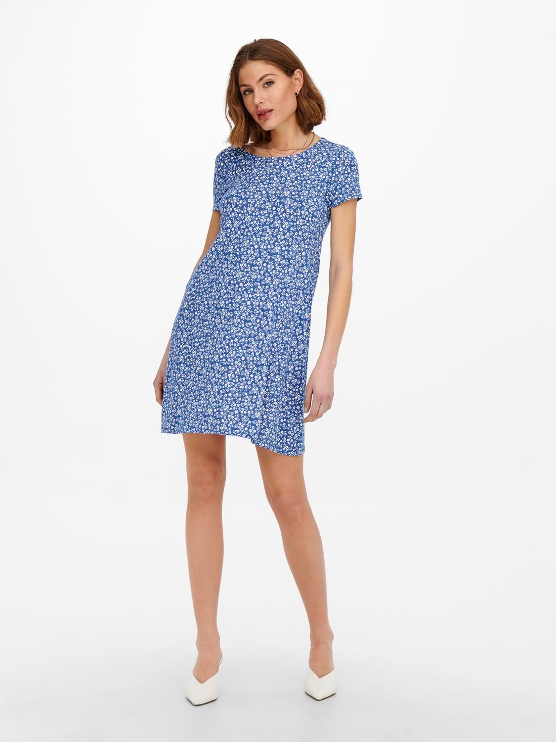 Damen ONLBERA BACK LACE UP S/S DRESS JRS