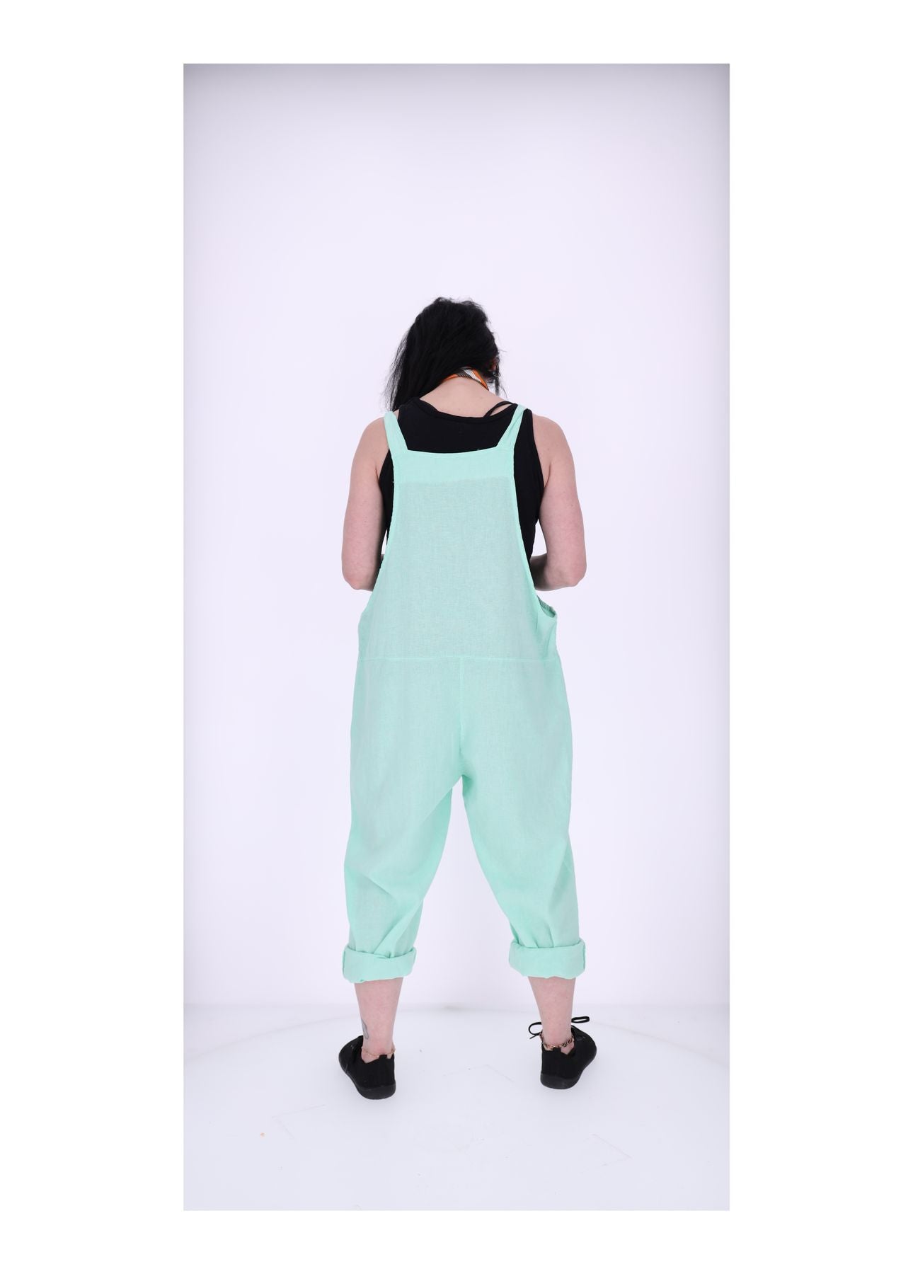 Latzhose Damen Leinen