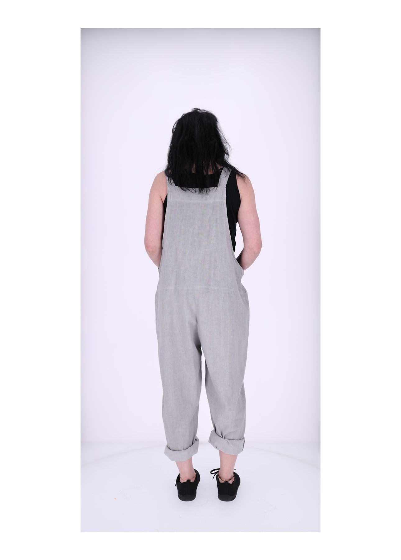Latzhose Damen Leinen