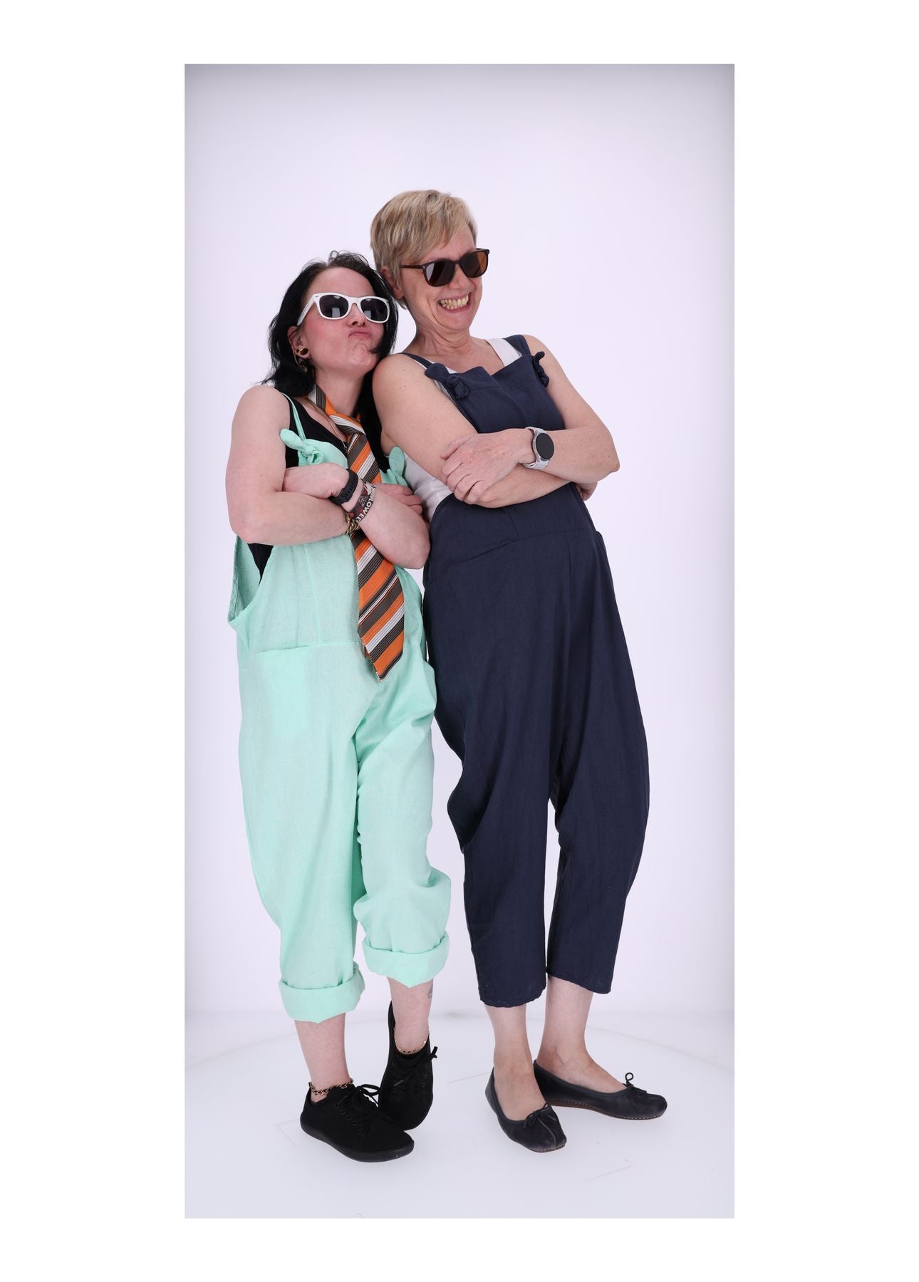 Latzhose Damen Leinen