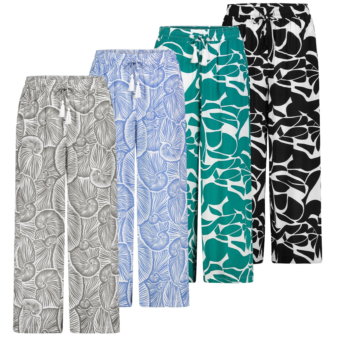 Damen DOB Hose,weites Bein Style,