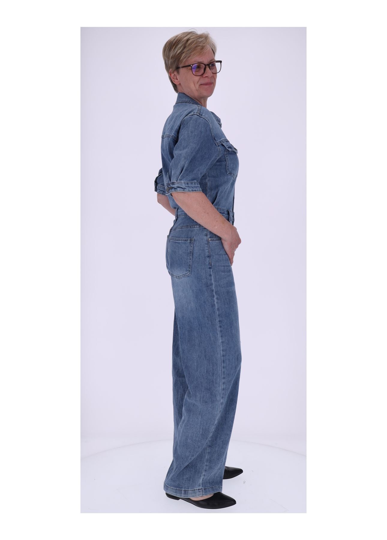 Damen Jumper Jeans 1/2 Arm