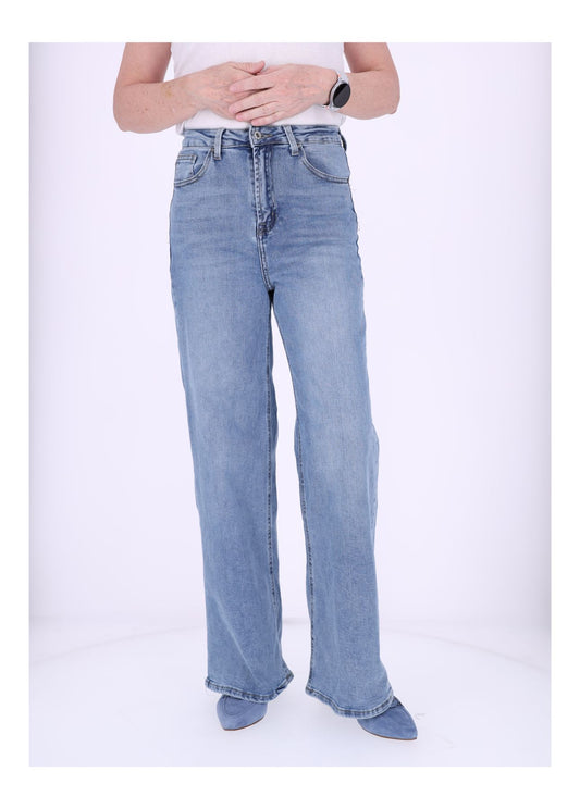 Jeans Damen weites Bein