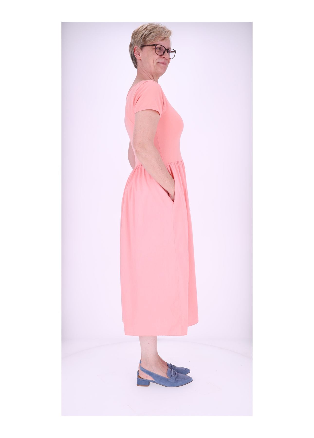 T-Shirtkleid Damen weiter Rock