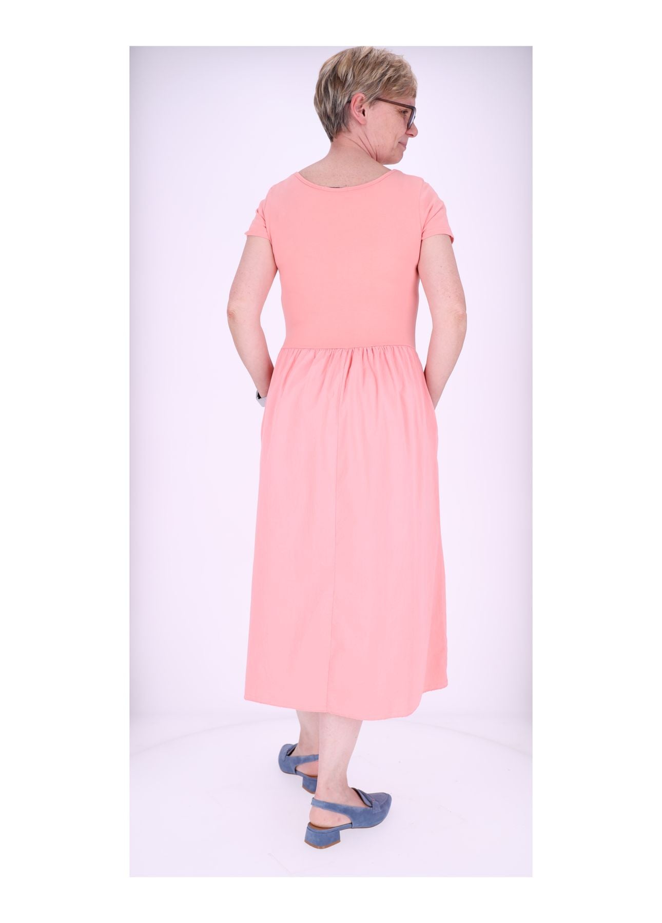 T-Shirtkleid Damen weiter Rock