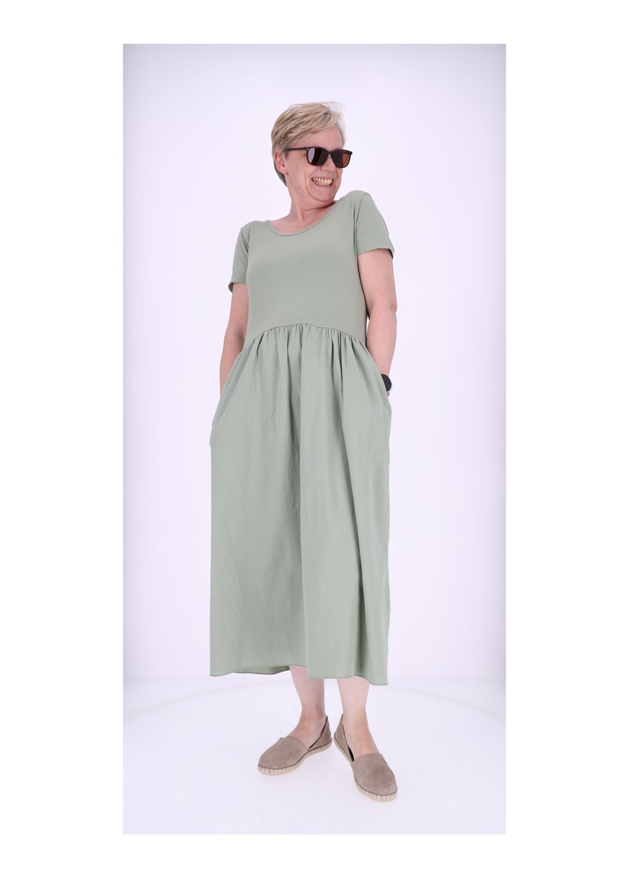 T-Shirtkleid Damen weiter Rock