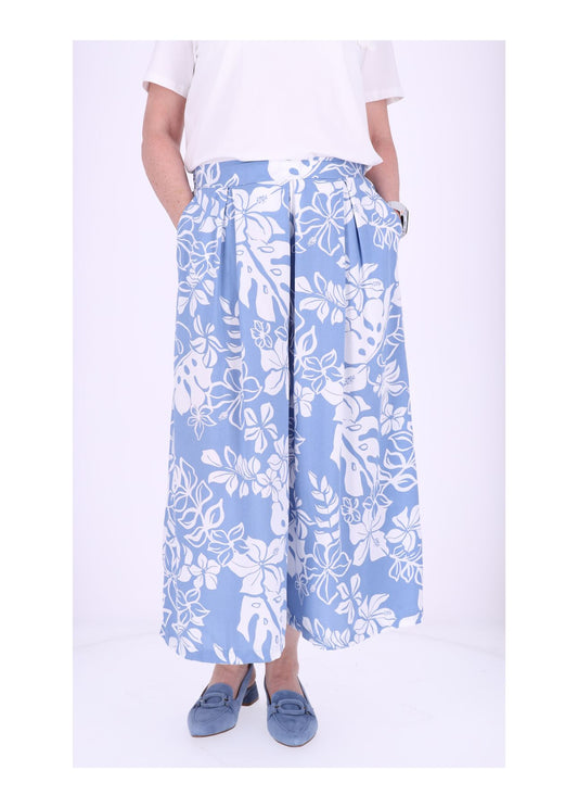 Culotte Damen Print Blumen