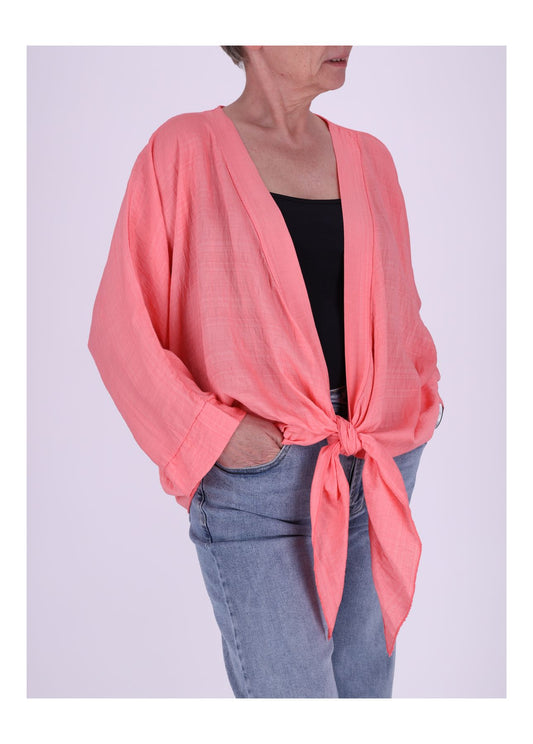 Damen Blusenjacke zum binden