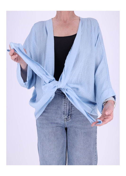 Damen Blusenjacke zum binden