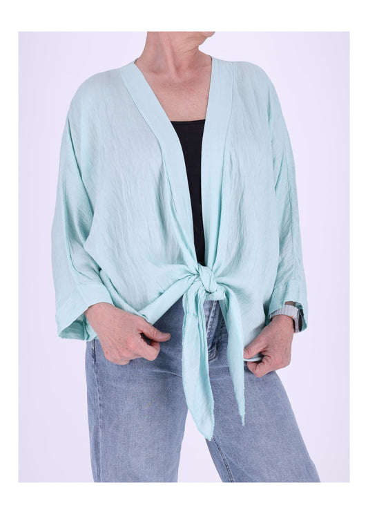 Damen Blusenjacke zum binden