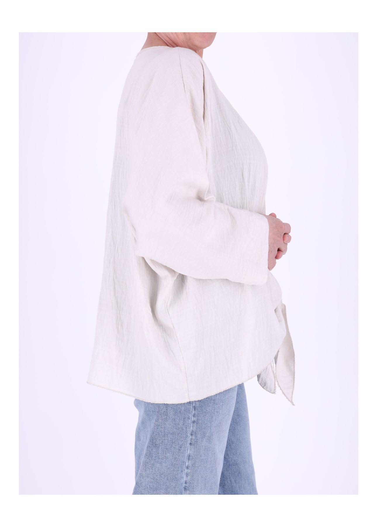 Damen Blusenjacke zum binden