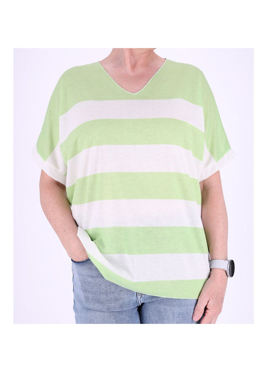 T-Shirt Damen Blockstreifen