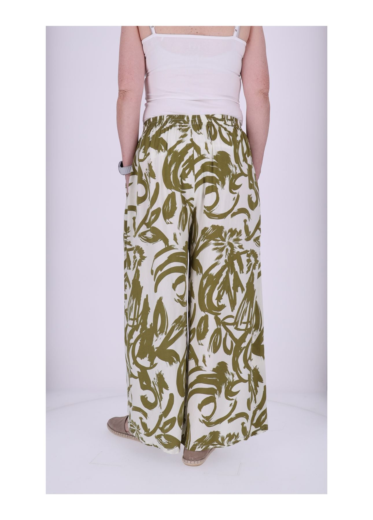 Schlupfhose Damen Print Floral